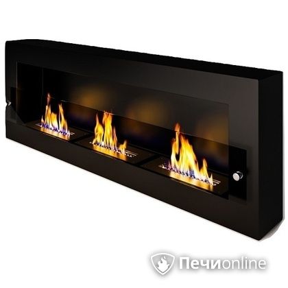 Биокамин ЭкоЛайф Fire Line Glass black burgundy в Первоуральске